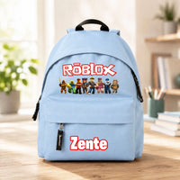 Egyedi neves Roblox mintás gyerek hátizsák