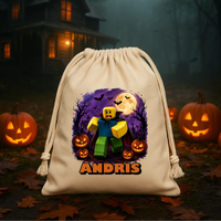Egyedi neves halloweeni zsák Roblox figurával