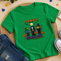 Halloween Mode Minecraft mintás halloweeni gyerek póló egyedi névvel