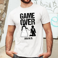 Game Over - legénybúcsús férfi póló