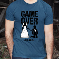 Game Over - legénybúcsús férfi póló