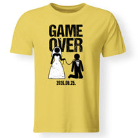 Game Over - legénybúcsús férfi póló