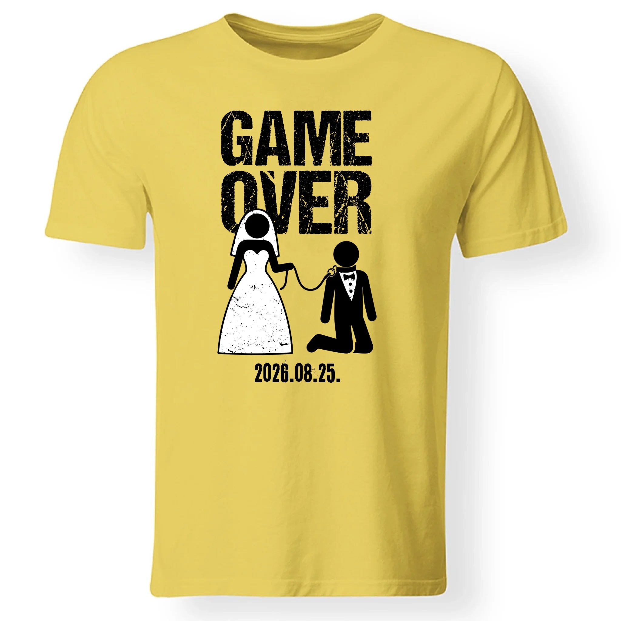 Game Over - legénybúcsús férfi póló