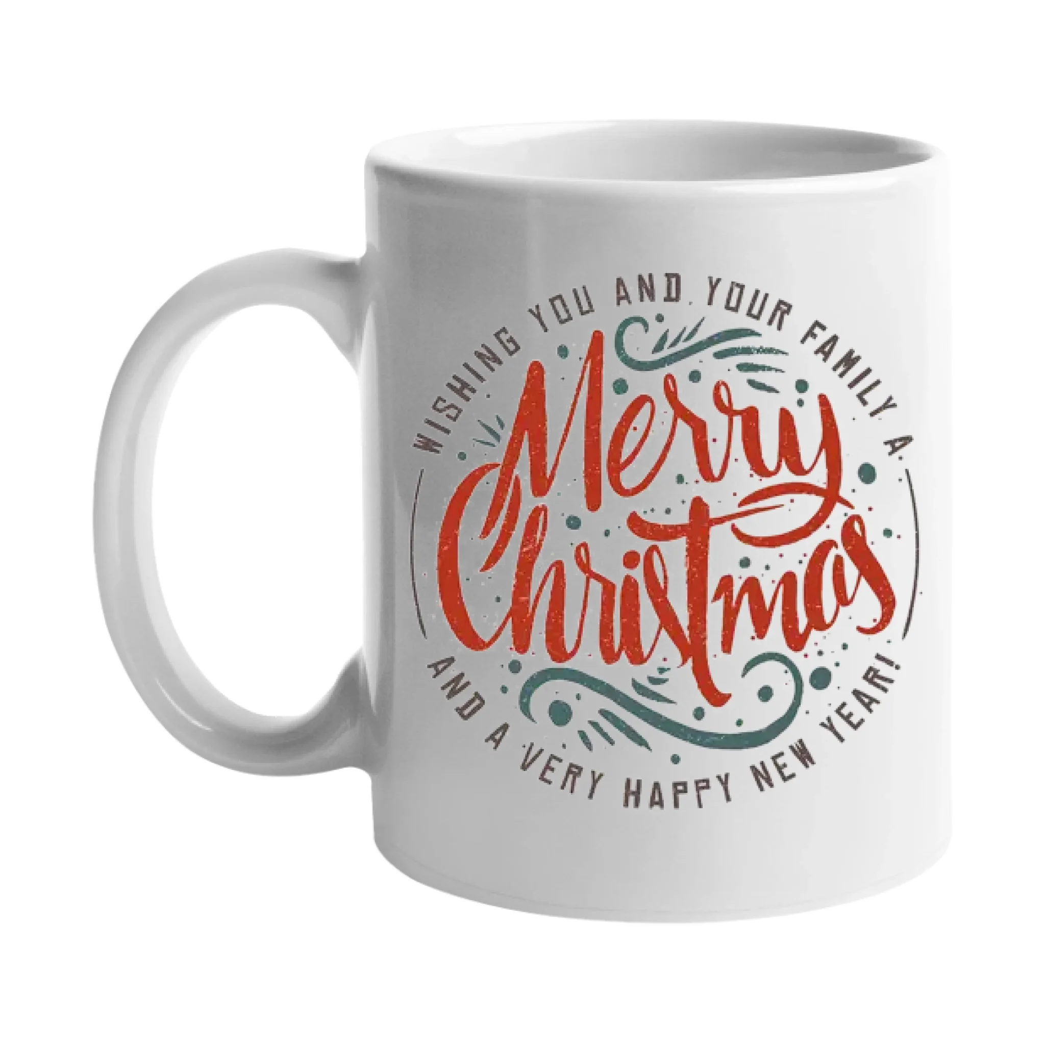 Egyedi képes Merry Christmas bögre