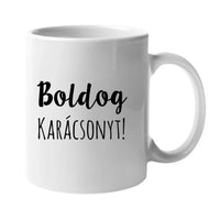 Ünnepi bögre választható manókkal