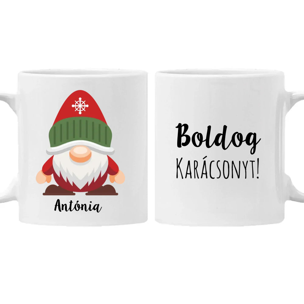 Ünnepi bögre választható manókkal