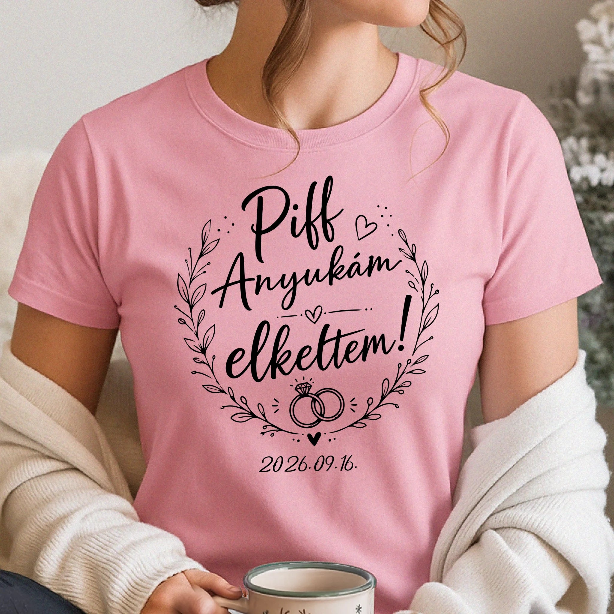Piff anyukám elkeltem - vicces női póló lánybúcsúra