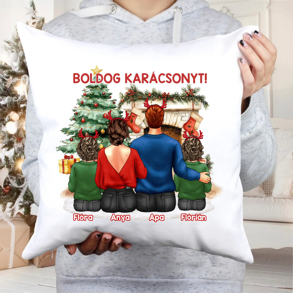 Karácsonyi Családi Párna