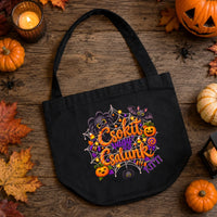 Csokit vagy csalunk - halloweeni cukorkagyűtjő zsák gyerekeknek
