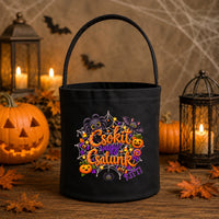 Csokit vagy csalunk - halloweeni cukorkagyűtjő zsák gyerekeknek