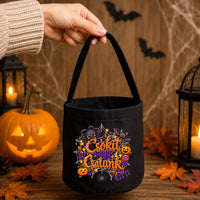 Csokit vagy csalunk - halloweeni cukorkagyűtjő zsák gyerekeknek