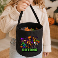 Halloween cukorkagyűjtő zsák Minecraft figurákkal - névre szóló