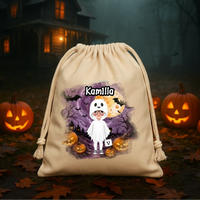  Ajándék halloweeni zsák gyerekeknek személyre szabható karakterrel