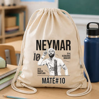 Személyre szabható ajándék focis tornazsák - Neymar