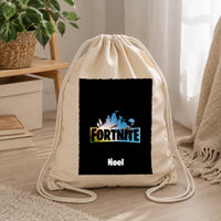 Szerkeszthető egyedi neves Fortnite tornazsák