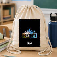 Szerkeszthető egyedi neves Fortnite tornazsák