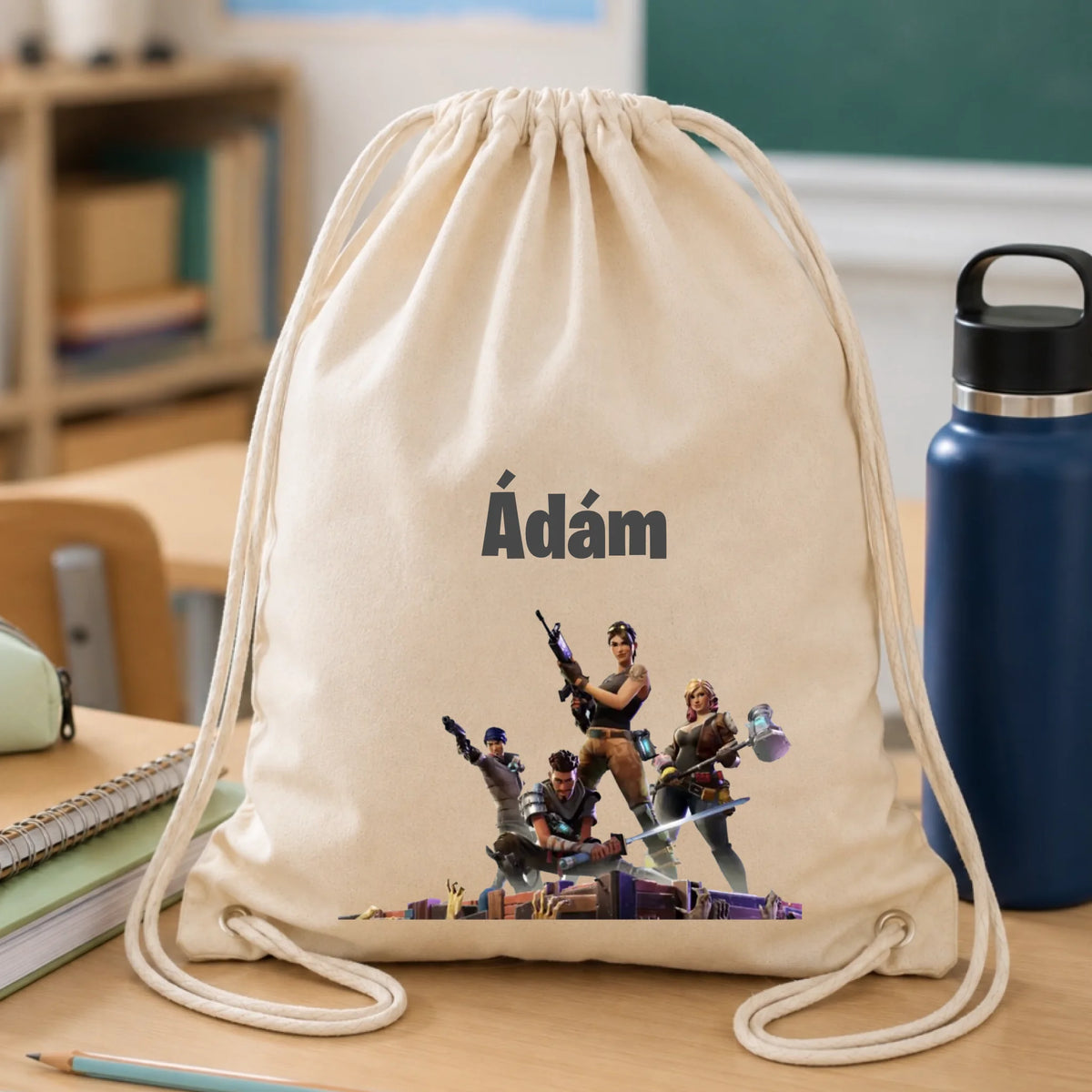 Egyedi neves Fortnite tornazsák