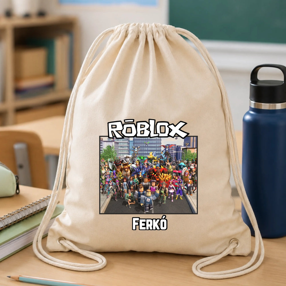 Egyedi neves Roblox tornazsák