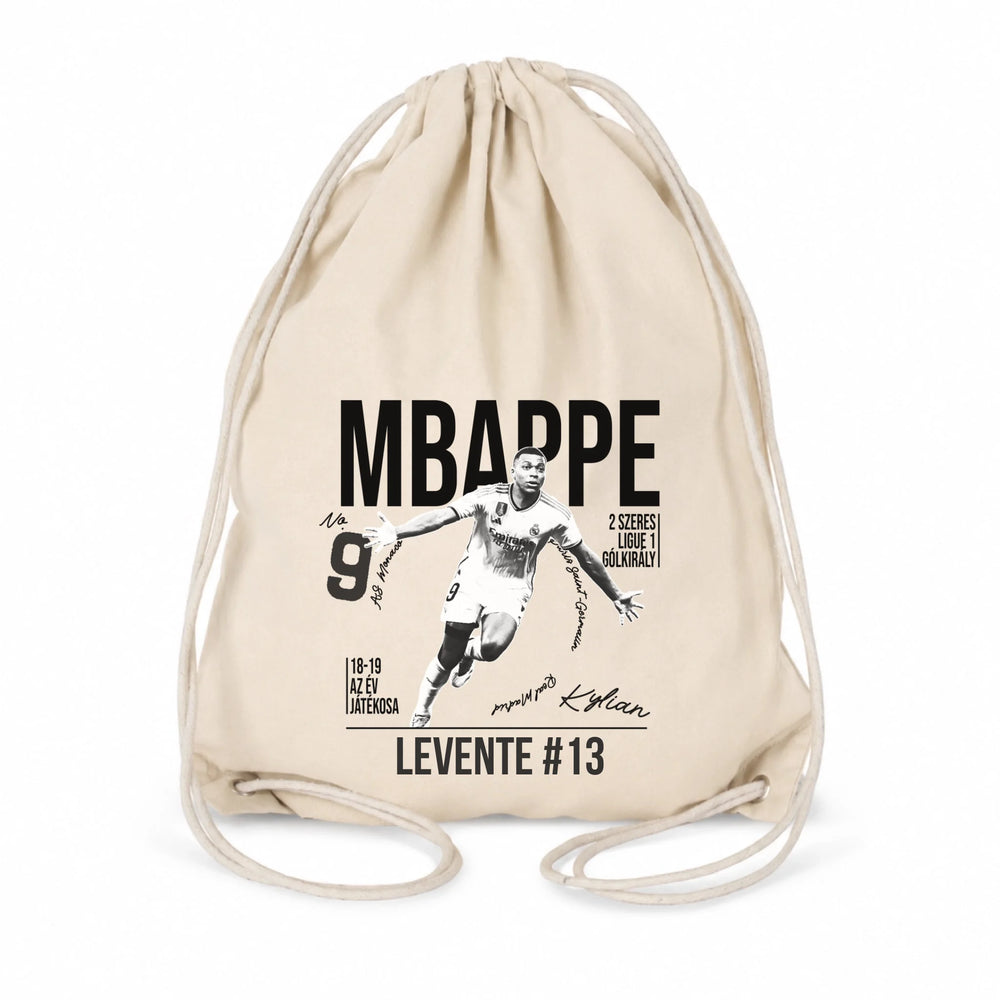 Mbappé Real Madrid egyedi tornazsák