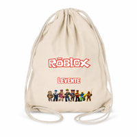 Szerkeszthető egyedi neves Roblox tornazsák