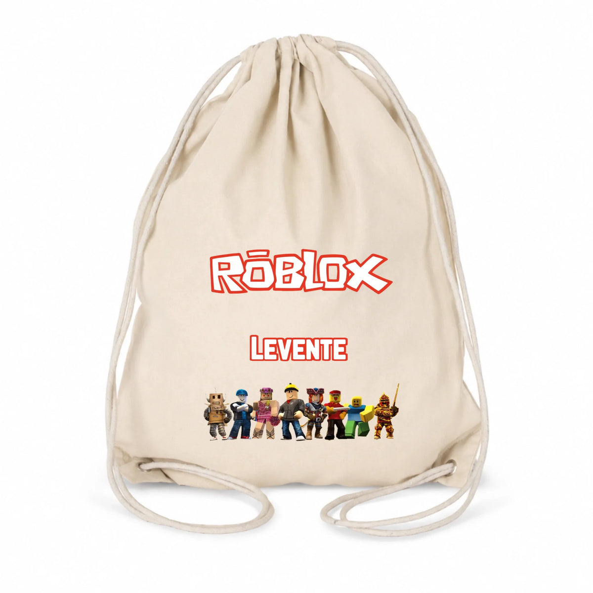 Szerkeszthető egyedi neves Roblox tornazsák