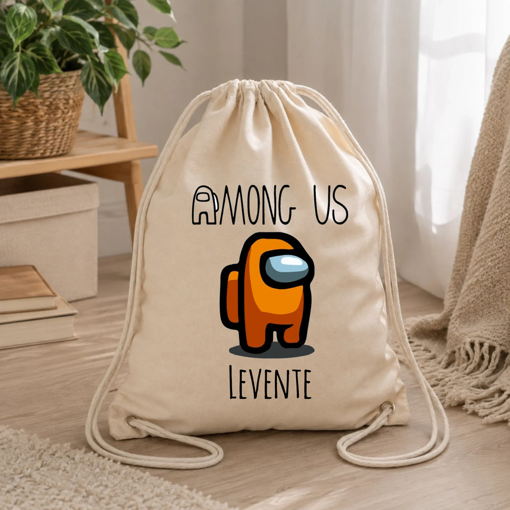 Among us tornazsák saját névvel