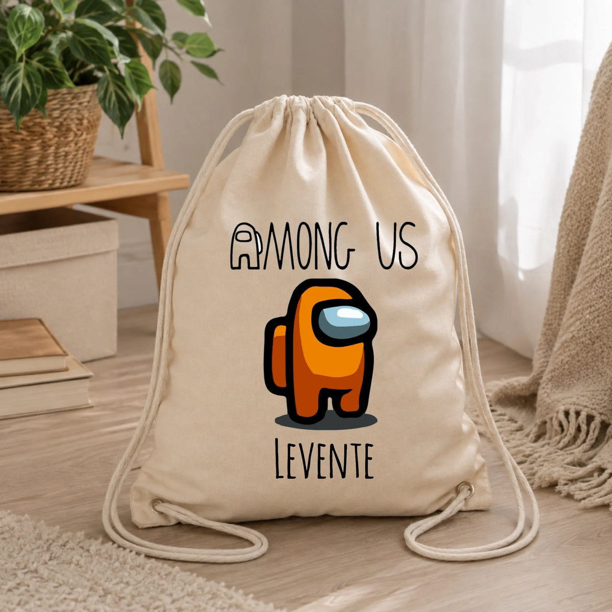 Among us tornazsák saját névvel
