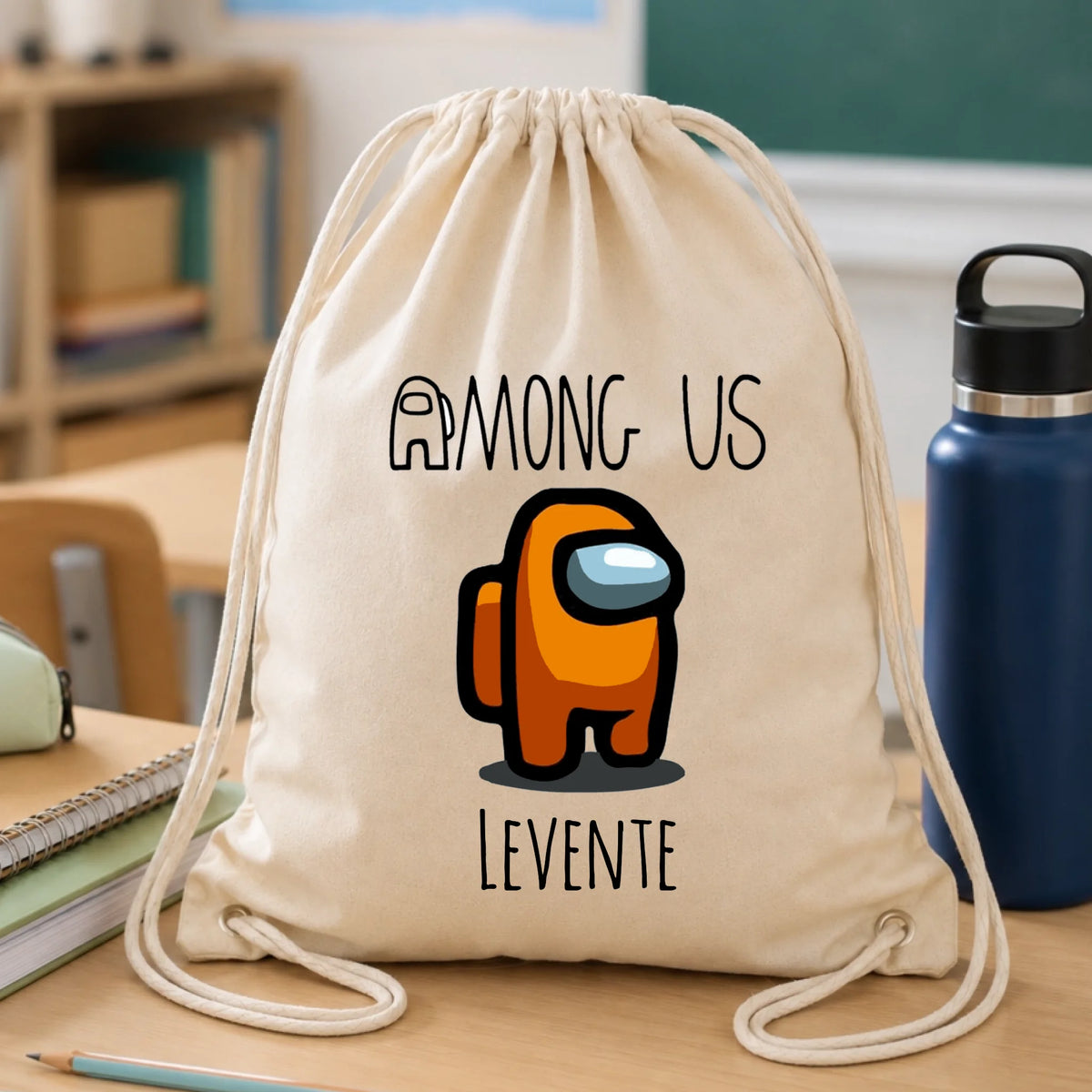 Among us tornazsák saját névvel
