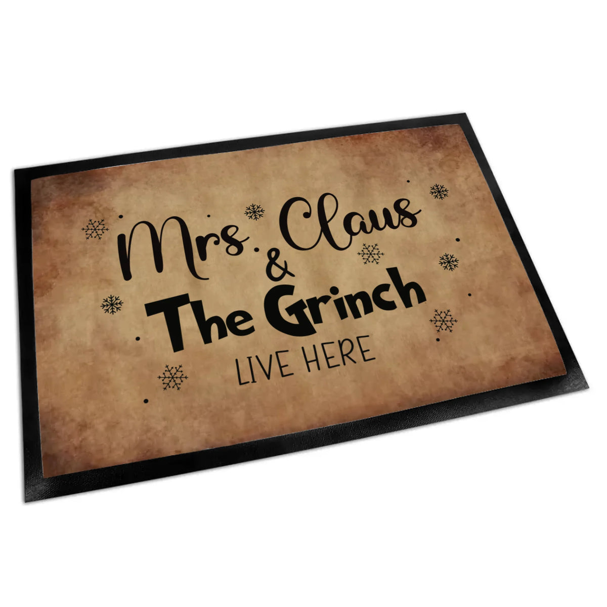 Mrs. Claus & The Grinch lábtörlő