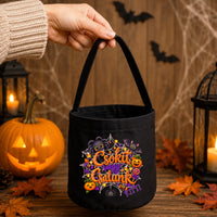 Csokit vagy csalunk - halloweeni cukorkagyűtjő zsák gyerekeknek