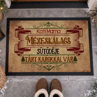 Egyedi lábtörlő - kültéri karácsonyi dekoráció