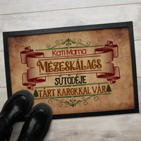Egyedi lábtörlő - kültéri karácsonyi dekoráció