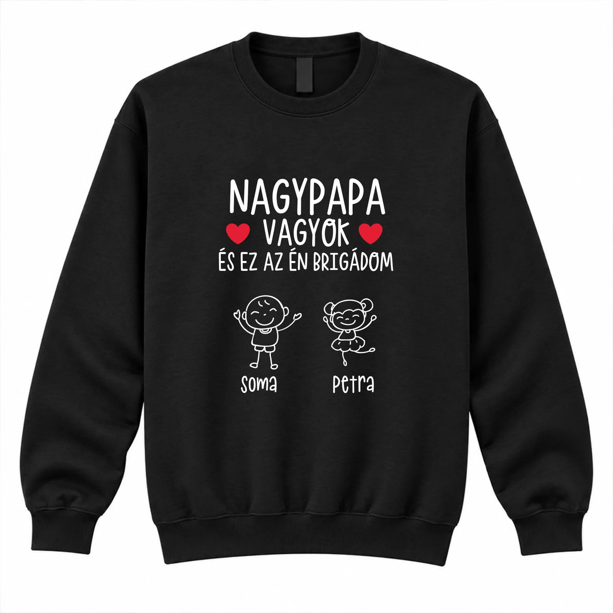 Nagypapa vagyok ez az én brigádom egyedi férfi pulcsi akár 6 unokával