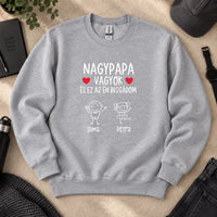 Nagypapa vagyok ez az én brigádom egyedi férfi pulcsi akár 6 unokával