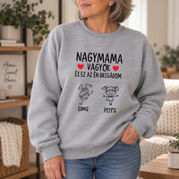 Nagymama vagyok ez az én brigádom egyedi női pulcsi akár 6 unokával