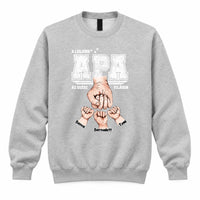 A legjobb apa egyedi férfi pulcsi akár 6 gyerekkel