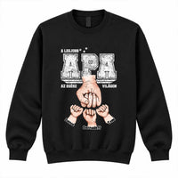 A legjobb apa egyedi férfi pulcsi akár 6 gyerekkel