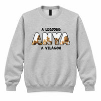 Ajándék Anyáknak - Egyedi fényképes pulóver a legjobb anya felirattal