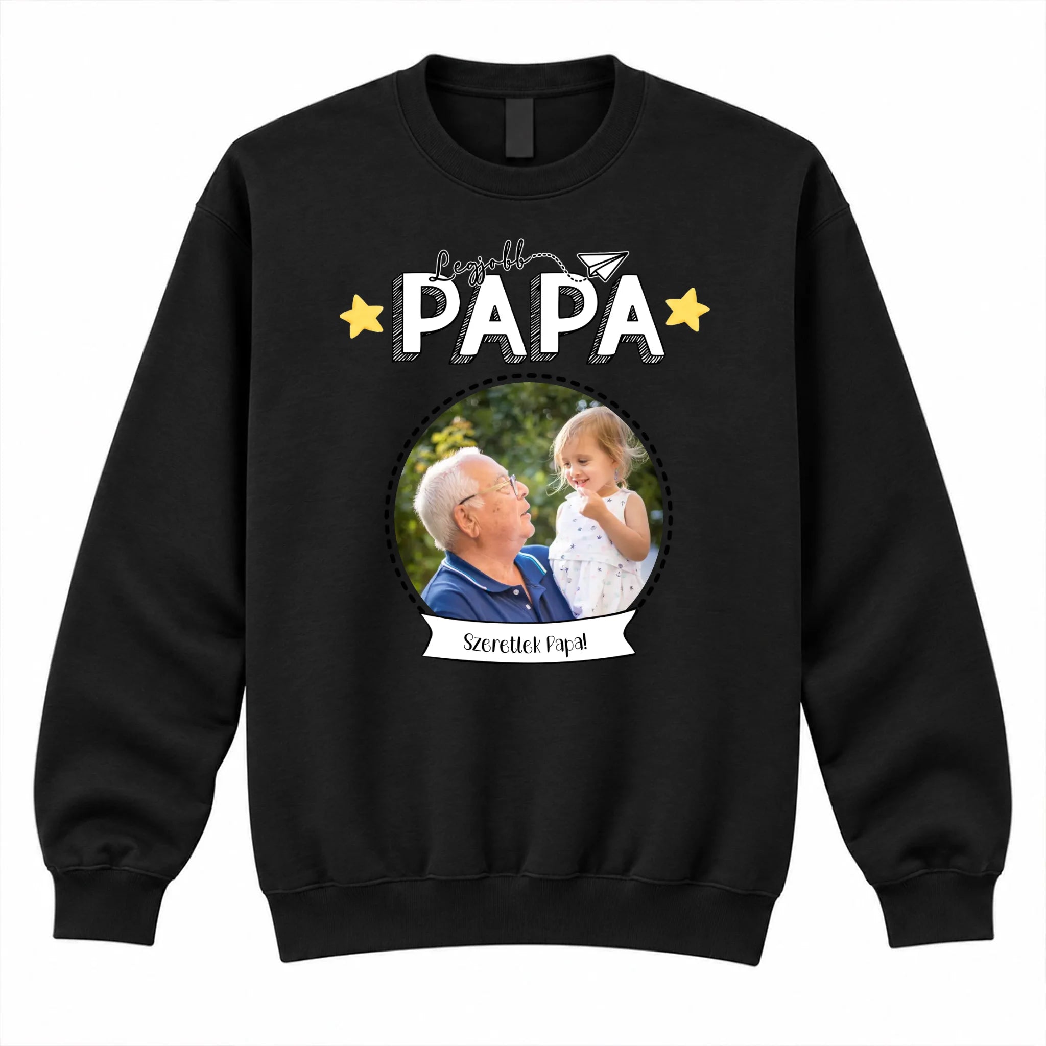 Ajándék Papáknak - Legjobb Papa fényképes pulóver