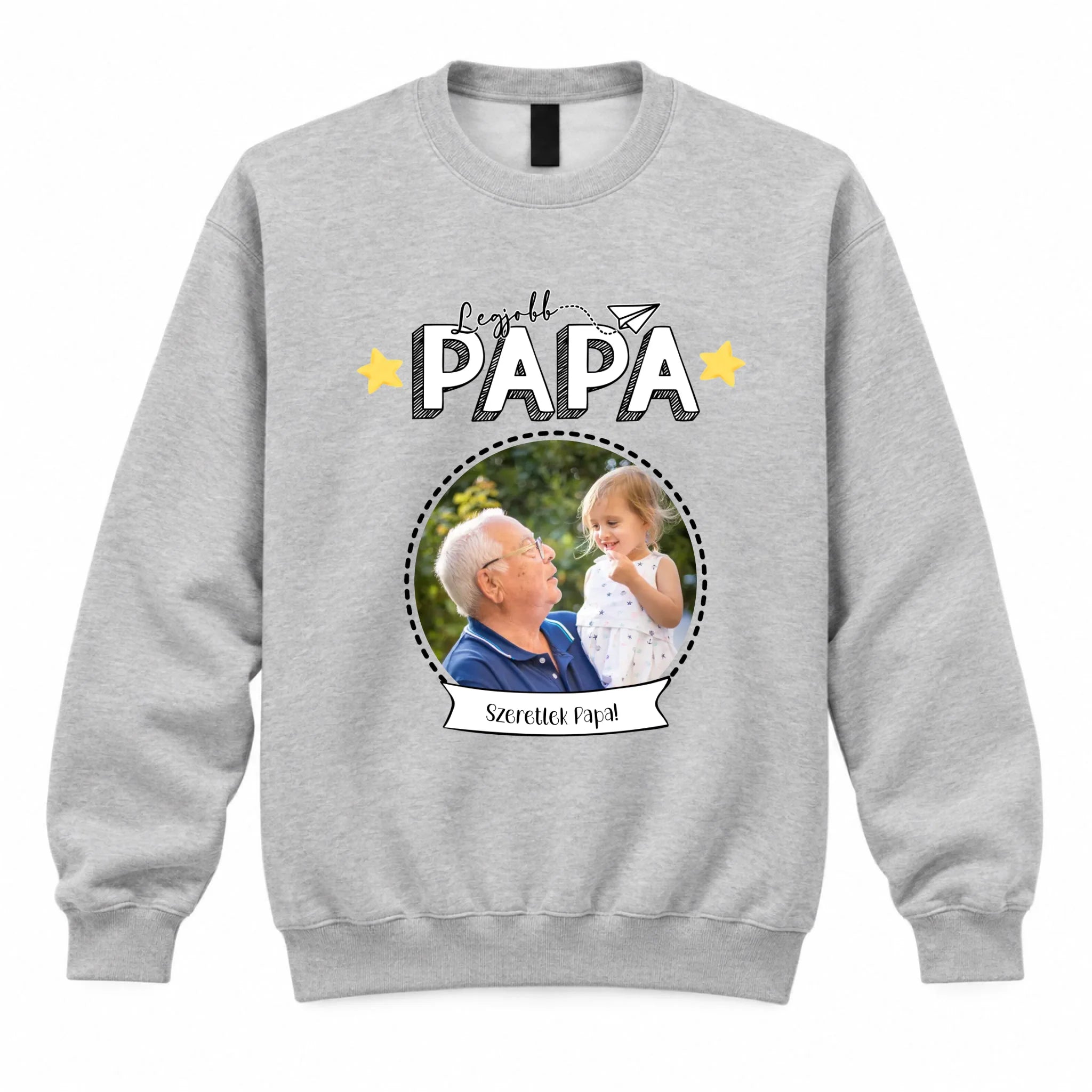 Ajándék Papáknak - Legjobb Papa fényképes pulóver