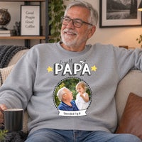 Ajándék Papáknak - Legjobb Papa fényképes pulóver