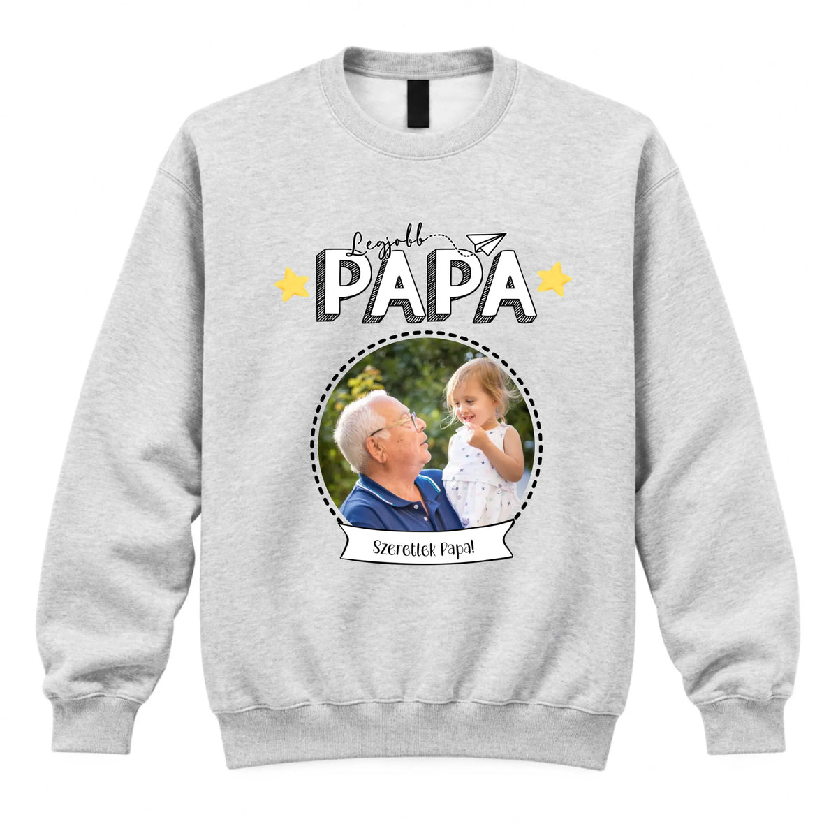 Ajándék Papáknak - Legjobb Papa fényképes pulóver
