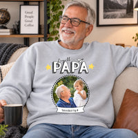 Ajándék Papáknak - Legjobb Papa fényképes pulóver