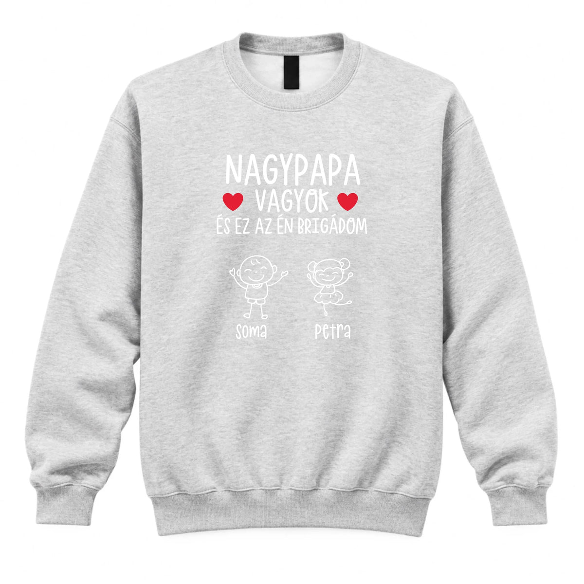 Nagypapa vagyok ez az én brigádom egyedi férfi pulcsi akár 6 unokával