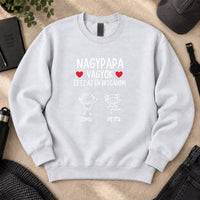 Nagypapa vagyok ez az én brigádom egyedi férfi pulcsi akár 6 unokával