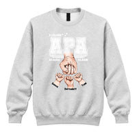 A legjobb apa egyedi férfi pulcsi akár 6 gyerekkel