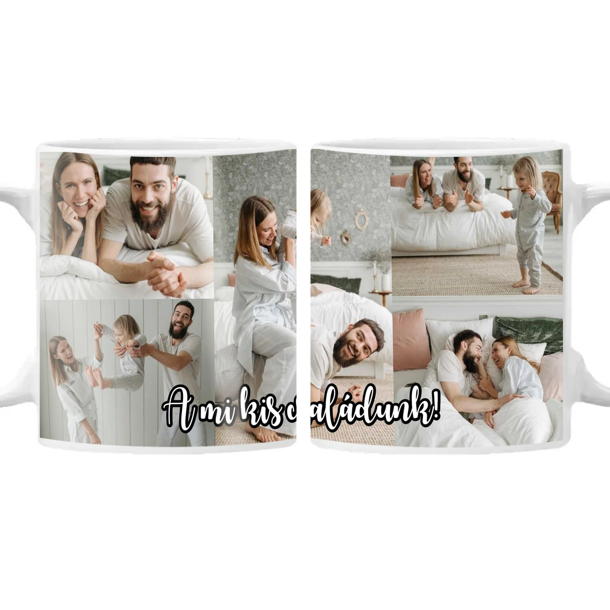 5 képes bögre egyedi felirattal