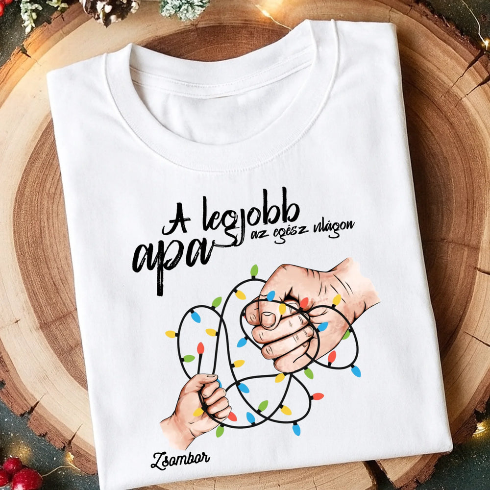 A legjobb apa póló - karácsonyi férfi póló