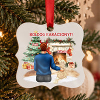 Karácsonyfadísz férfi gazdiknak