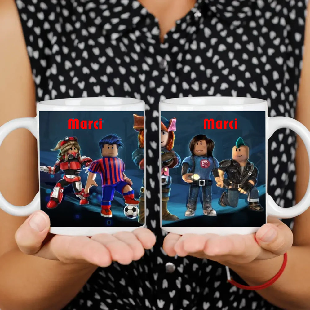 Roblox bögre - saját névvel 2